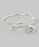 Being Happy Never Goes out of Style Bangle