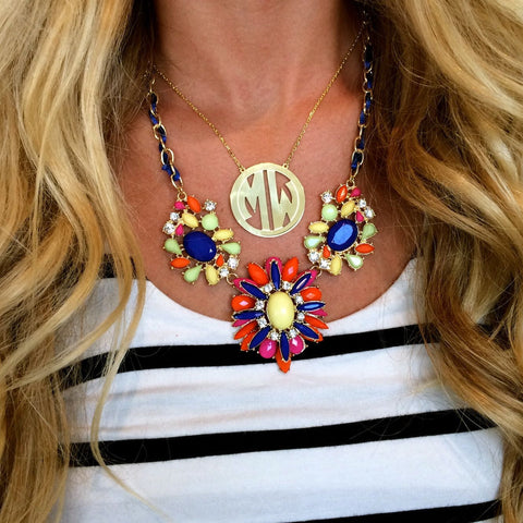 I Love Jewelry Auctions is the go-to place for of-the-moment, on-trend statement necklaces. This style is bright, bold and beautiful!
