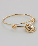 Being Happy Never Goes out of Style Bangle