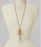 Tassel Me Initial Necklace