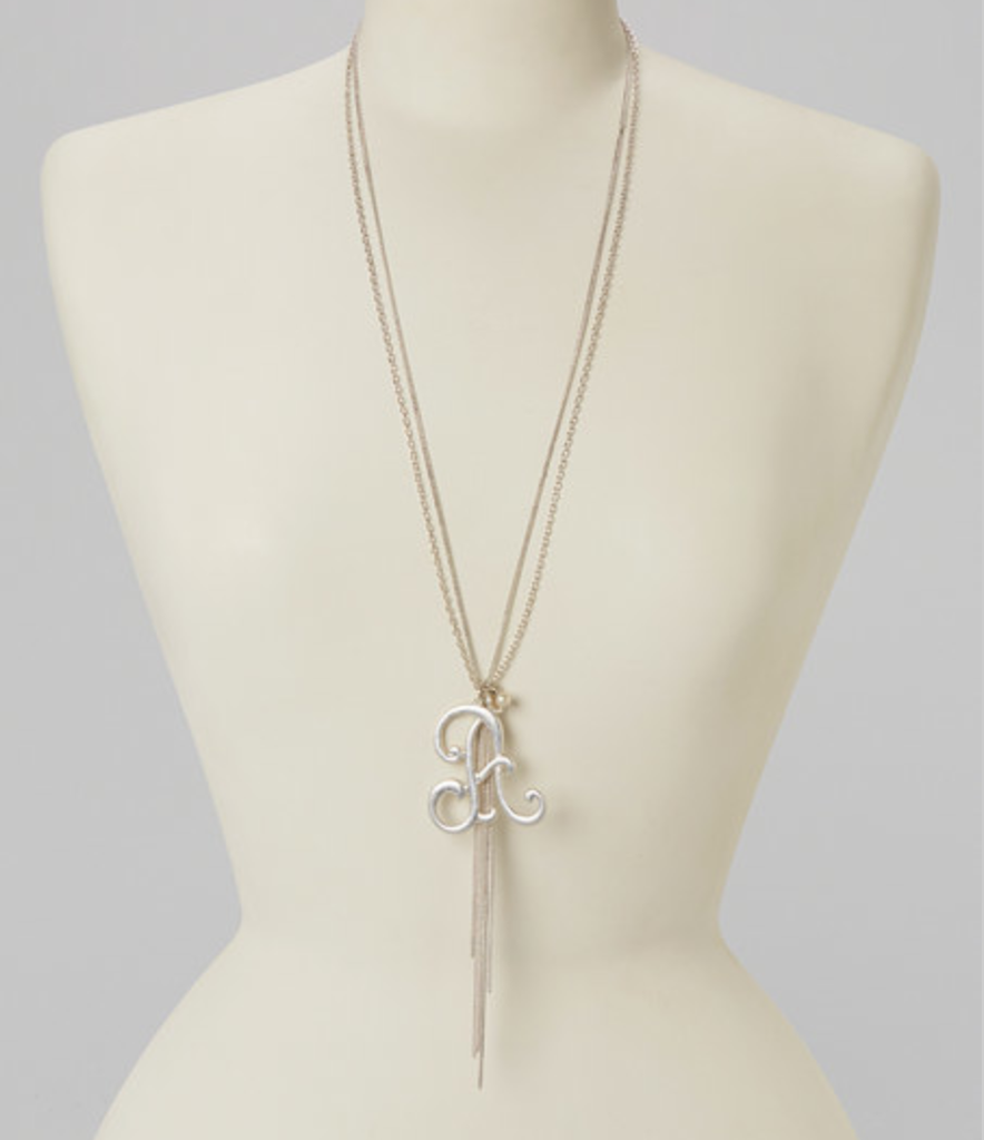 Tassel Me Initial Necklace