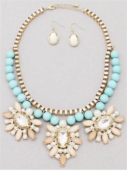Summer on the Cape Statement Necklace