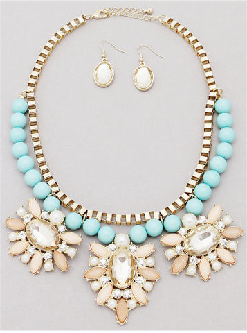 Summer on the Cape Statement Necklace