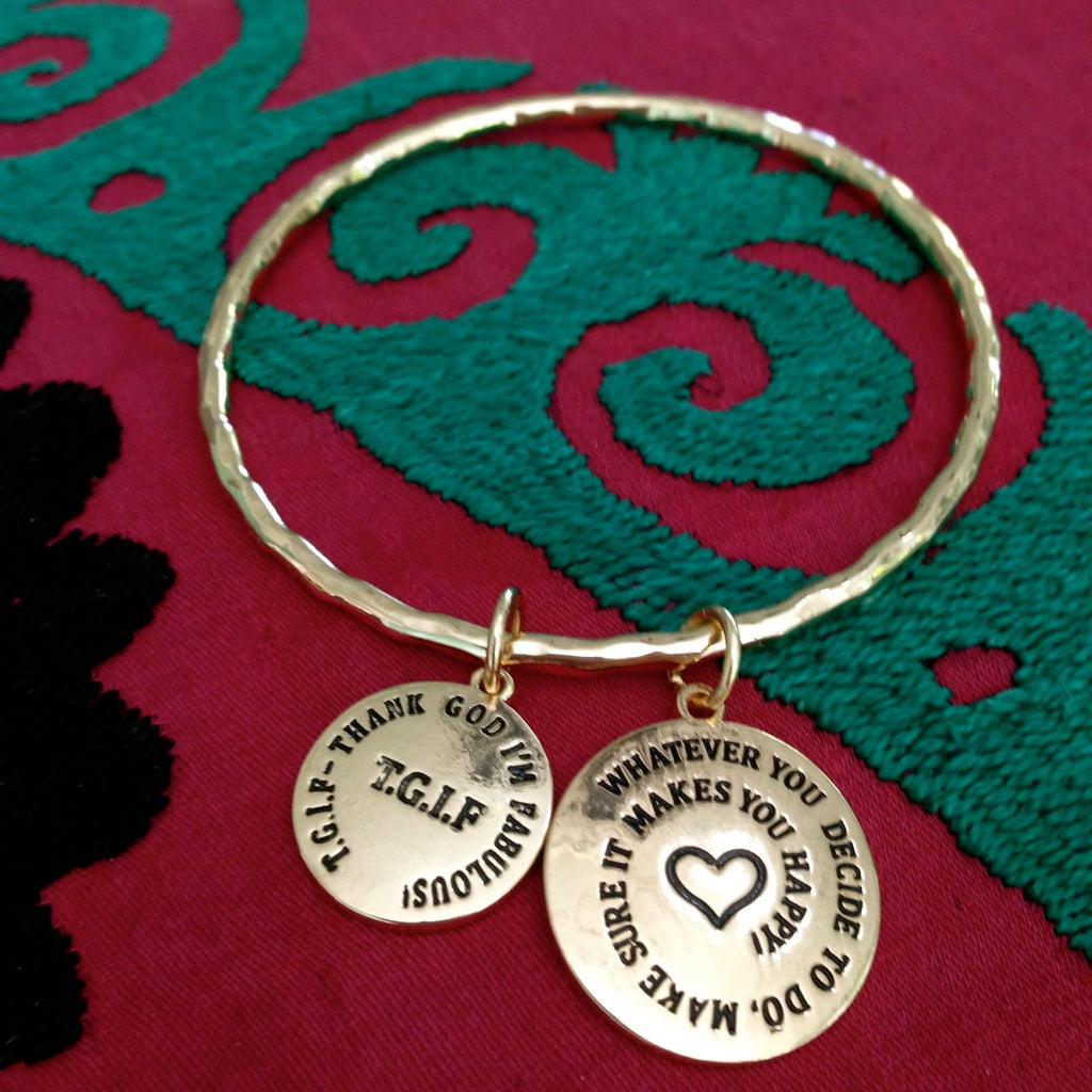 I'm Fabulous & Happy Bangle